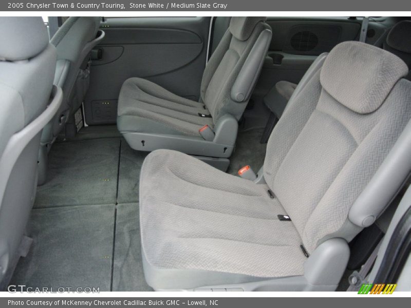 Stone White / Medium Slate Gray 2005 Chrysler Town & Country Touring