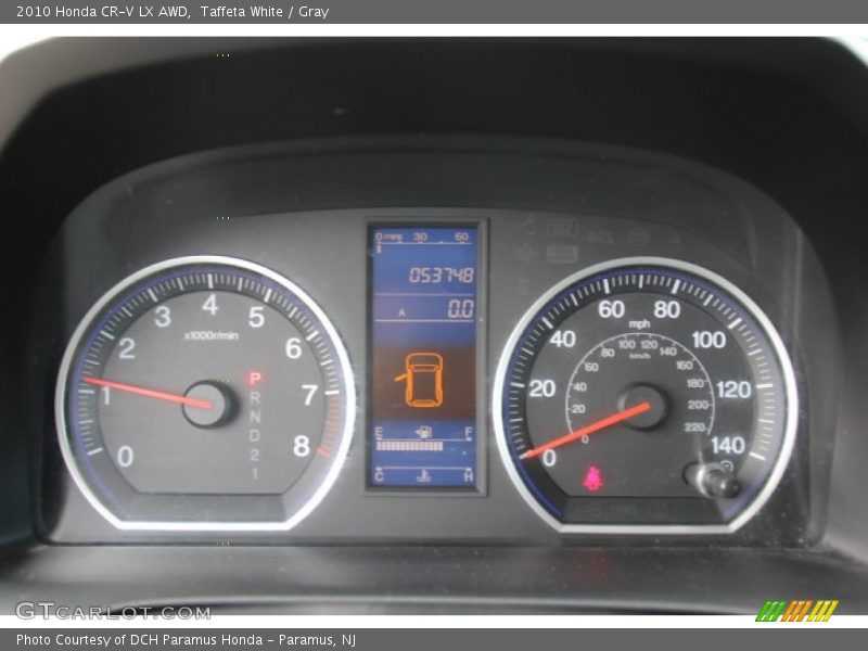 Taffeta White / Gray 2010 Honda CR-V LX AWD