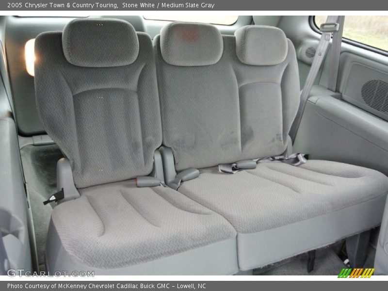 Stone White / Medium Slate Gray 2005 Chrysler Town & Country Touring
