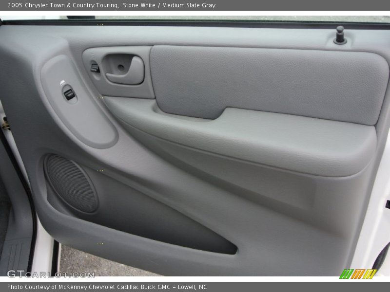 Stone White / Medium Slate Gray 2005 Chrysler Town & Country Touring