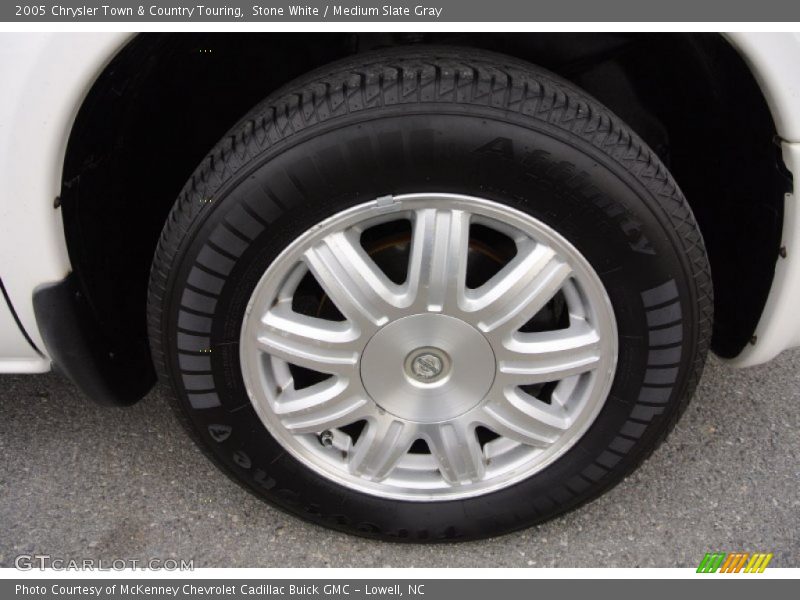 Stone White / Medium Slate Gray 2005 Chrysler Town & Country Touring