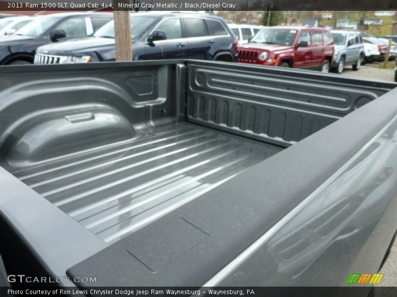 Mineral Gray Metallic / Black/Diesel Gray 2013 Ram 1500 SLT Quad Cab 4x4