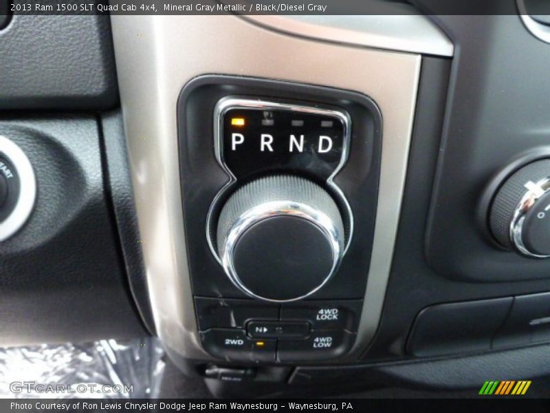 Mineral Gray Metallic / Black/Diesel Gray 2013 Ram 1500 SLT Quad Cab 4x4