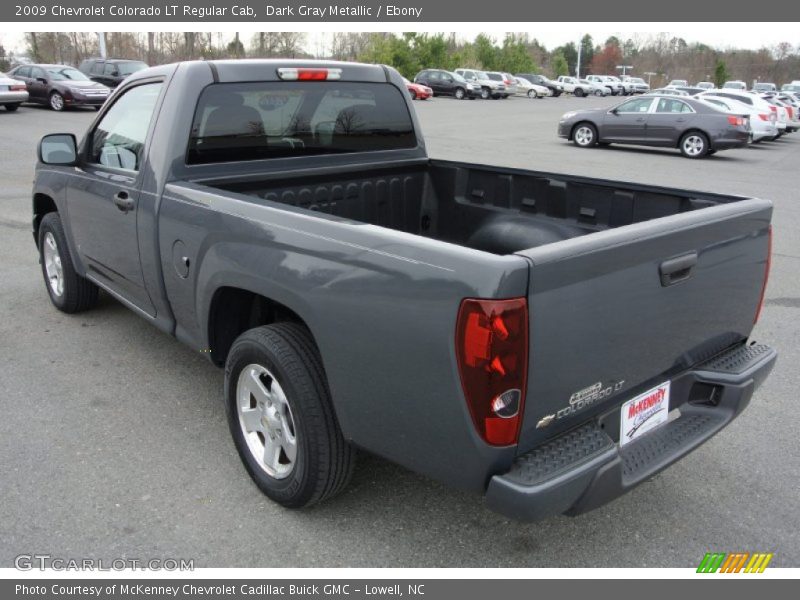 Dark Gray Metallic / Ebony 2009 Chevrolet Colorado LT Regular Cab