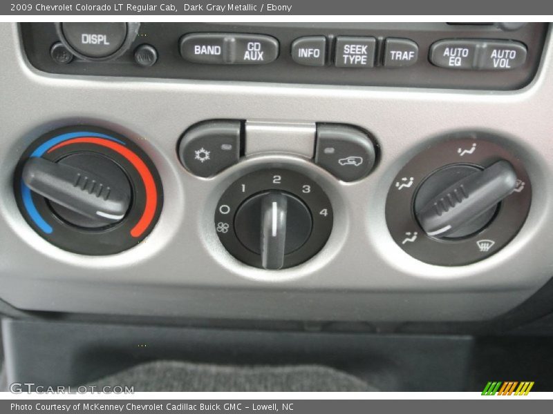 Controls of 2009 Colorado LT Regular Cab