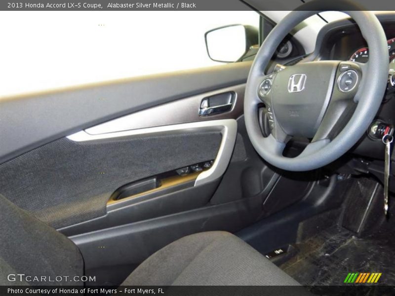 Alabaster Silver Metallic / Black 2013 Honda Accord LX-S Coupe