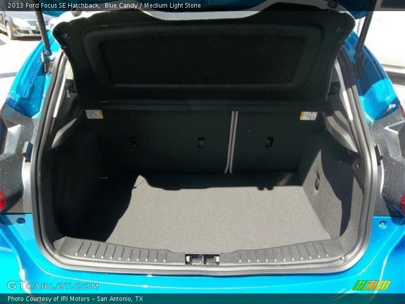 Blue Candy / Medium Light Stone 2013 Ford Focus SE Hatchback
