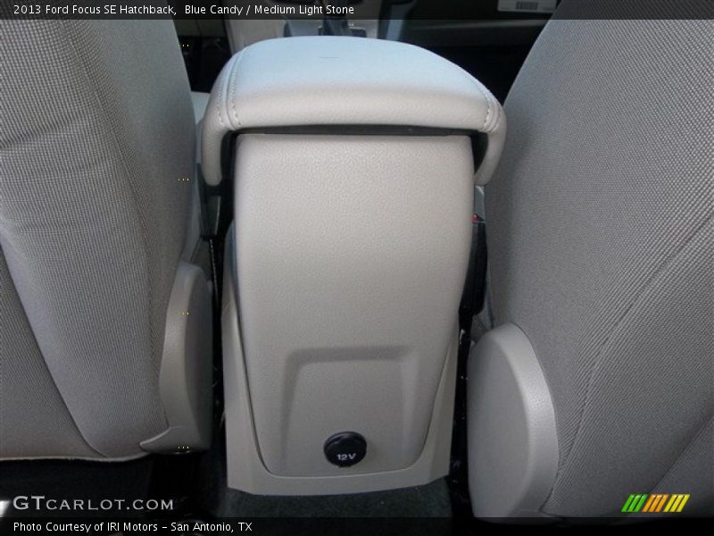 Blue Candy / Medium Light Stone 2013 Ford Focus SE Hatchback