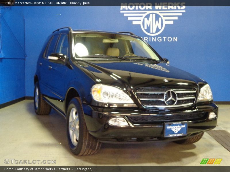 Black / Java 2003 Mercedes-Benz ML 500 4Matic