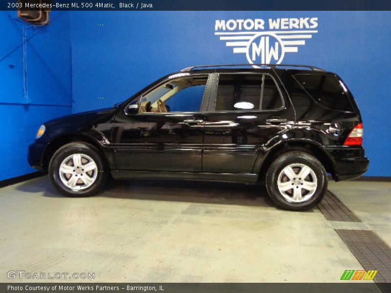 Black / Java 2003 Mercedes-Benz ML 500 4Matic