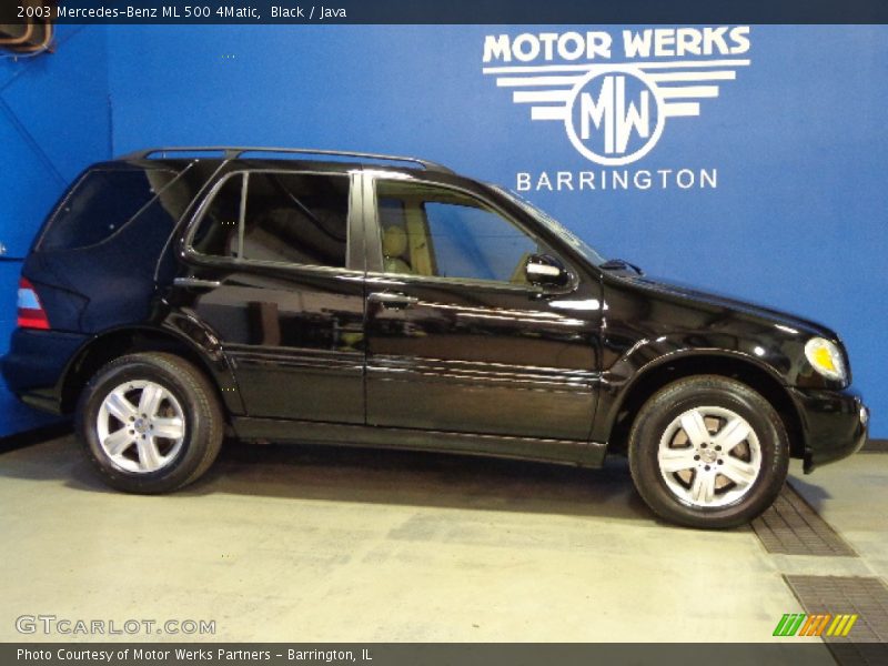 Black / Java 2003 Mercedes-Benz ML 500 4Matic