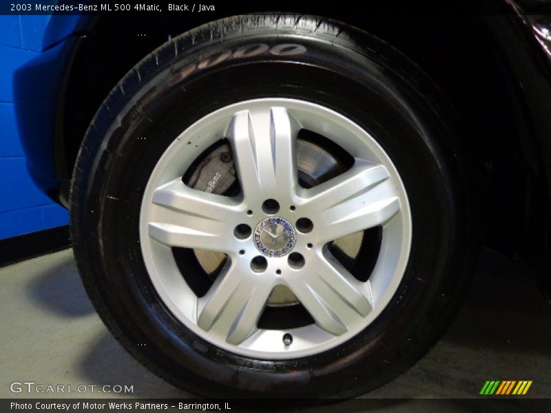 Black / Java 2003 Mercedes-Benz ML 500 4Matic