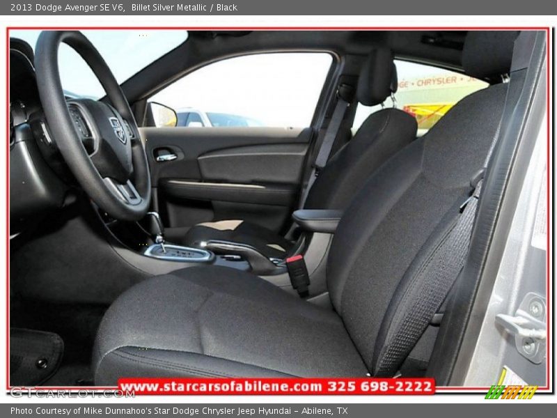 Billet Silver Metallic / Black 2013 Dodge Avenger SE V6