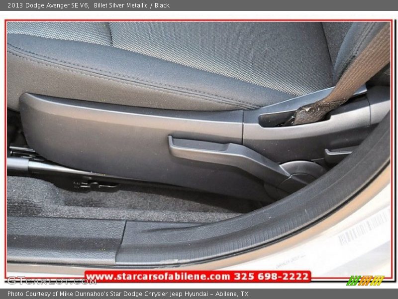 Billet Silver Metallic / Black 2013 Dodge Avenger SE V6
