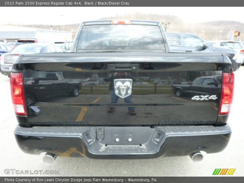 Black / Black/Diesel Gray 2013 Ram 1500 Express Regular Cab 4x4