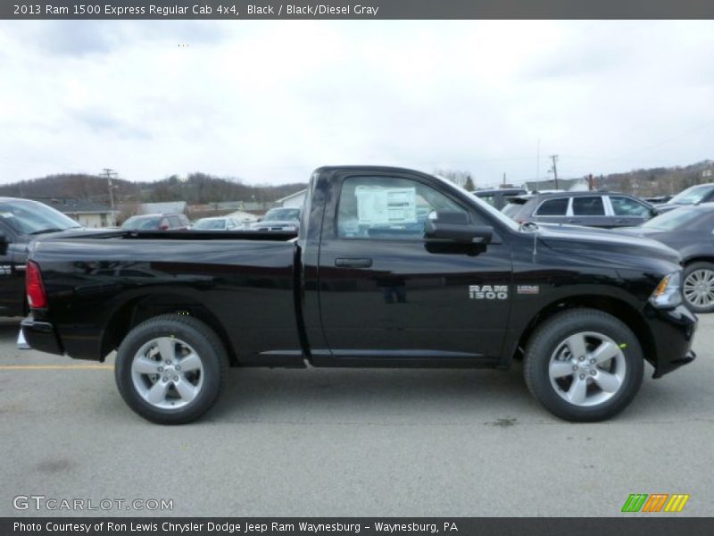 Black / Black/Diesel Gray 2013 Ram 1500 Express Regular Cab 4x4