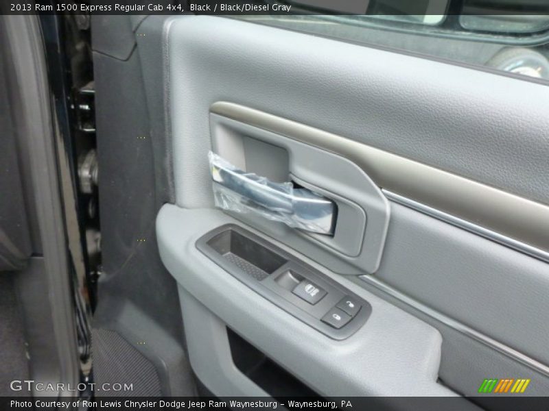 Black / Black/Diesel Gray 2013 Ram 1500 Express Regular Cab 4x4