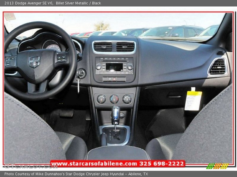 Billet Silver Metallic / Black 2013 Dodge Avenger SE V6