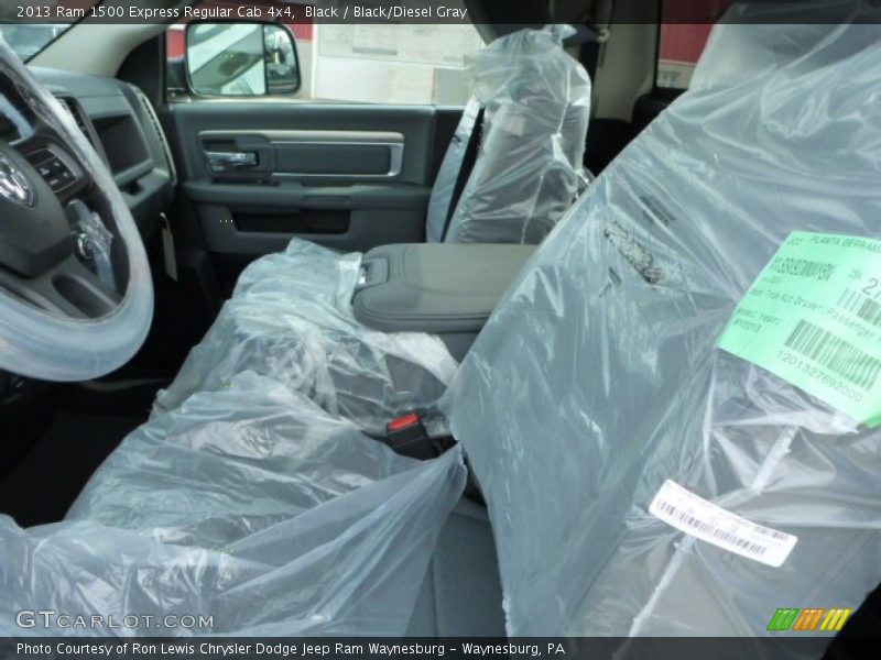 Black / Black/Diesel Gray 2013 Ram 1500 Express Regular Cab 4x4