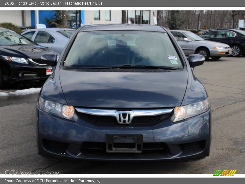Magnetic Pearl / Blue 2009 Honda Civic Hybrid Sedan