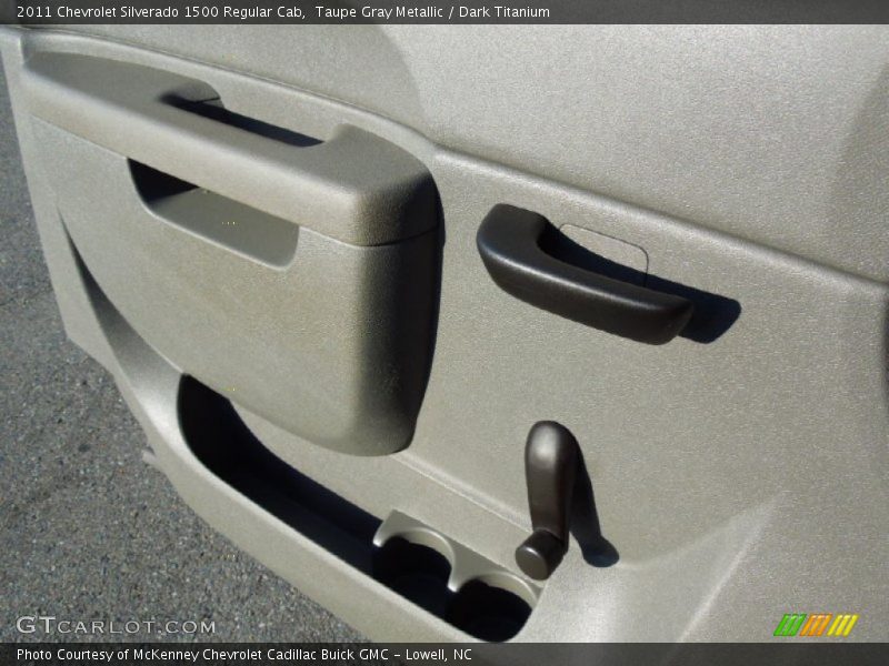 Taupe Gray Metallic / Dark Titanium 2011 Chevrolet Silverado 1500 Regular Cab