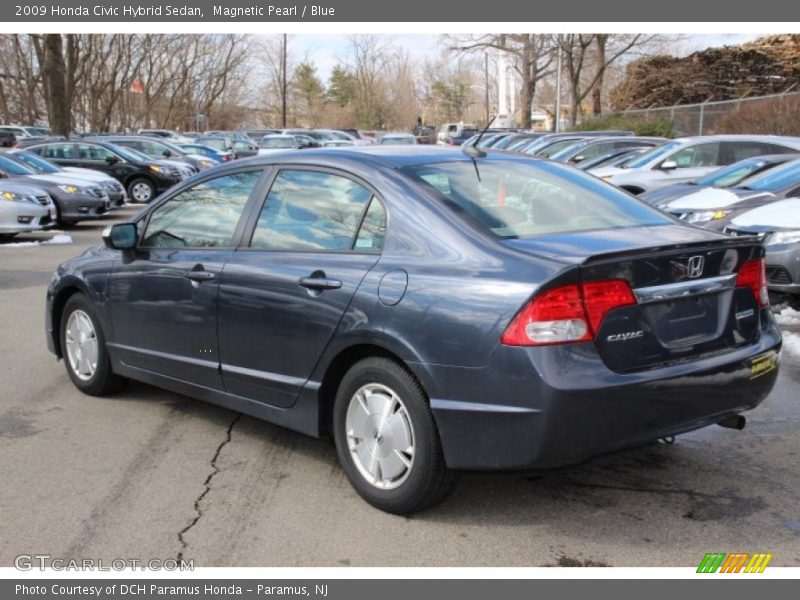 Magnetic Pearl / Blue 2009 Honda Civic Hybrid Sedan