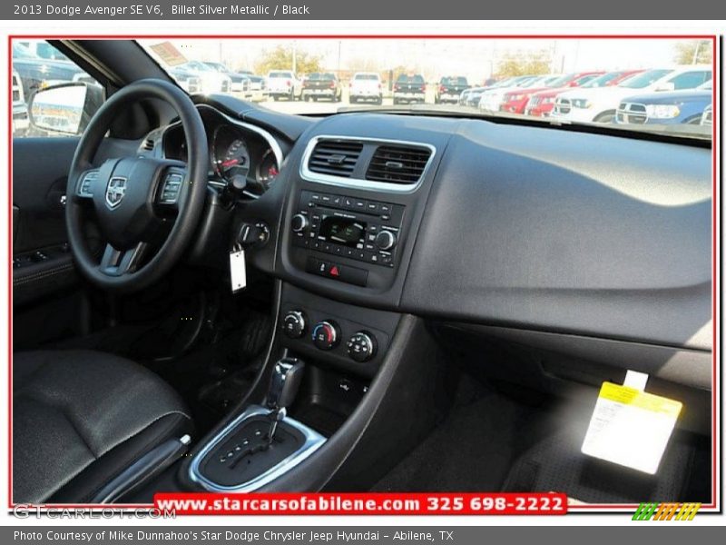 Billet Silver Metallic / Black 2013 Dodge Avenger SE V6