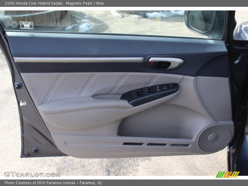 Magnetic Pearl / Blue 2009 Honda Civic Hybrid Sedan