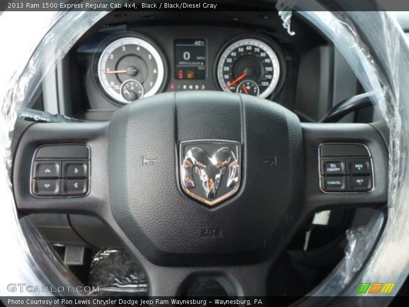 Black / Black/Diesel Gray 2013 Ram 1500 Express Regular Cab 4x4