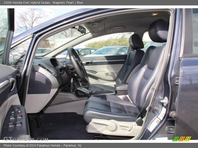 Magnetic Pearl / Blue 2009 Honda Civic Hybrid Sedan