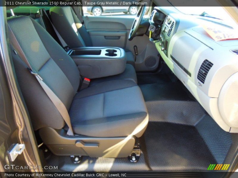 Taupe Gray Metallic / Dark Titanium 2011 Chevrolet Silverado 1500 Regular Cab
