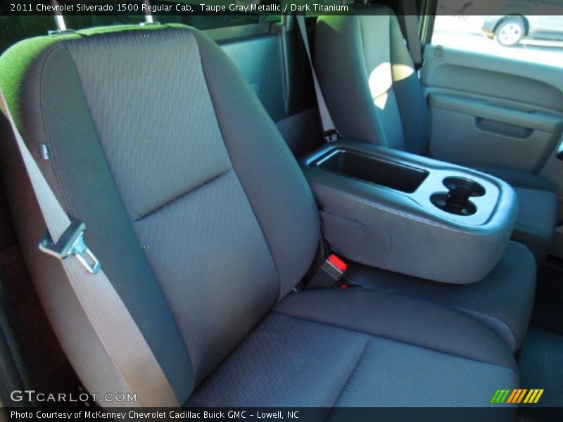 Taupe Gray Metallic / Dark Titanium 2011 Chevrolet Silverado 1500 Regular Cab