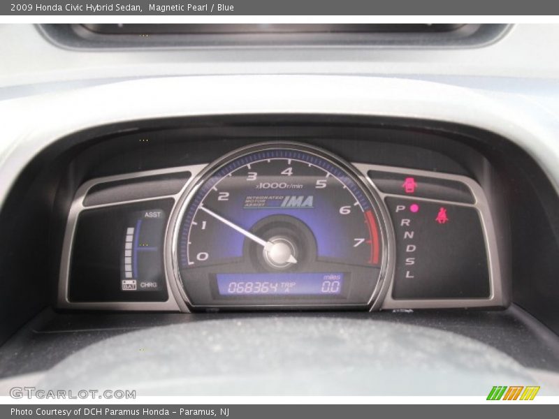  2009 Civic Hybrid Sedan Hybrid Sedan Gauges