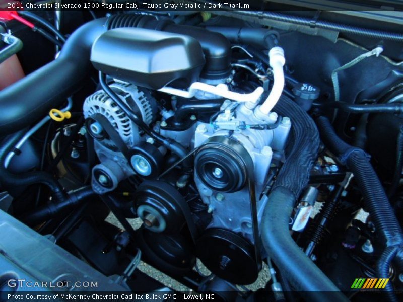 Taupe Gray Metallic / Dark Titanium 2011 Chevrolet Silverado 1500 Regular Cab