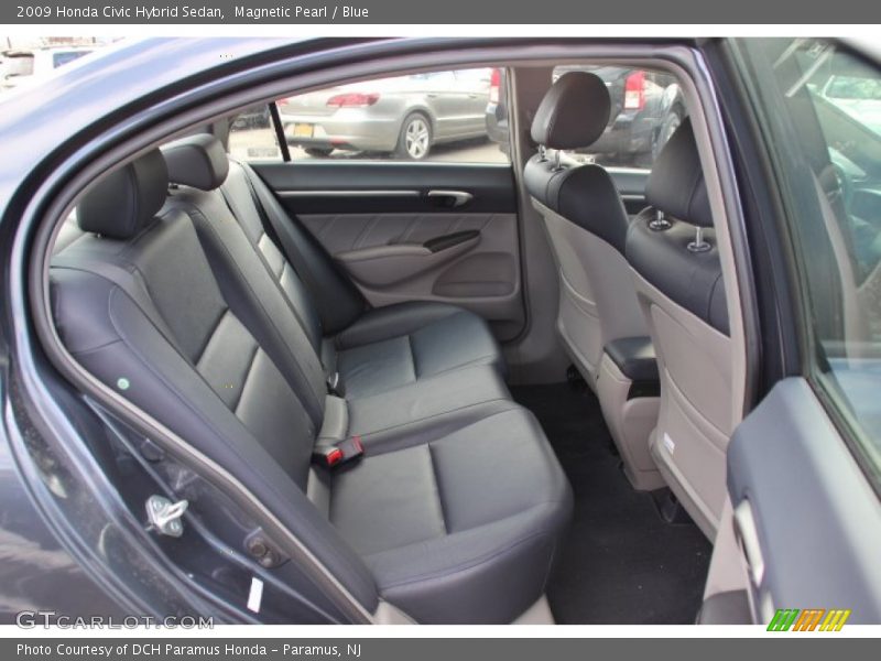 Rear Seat of 2009 Civic Hybrid Sedan