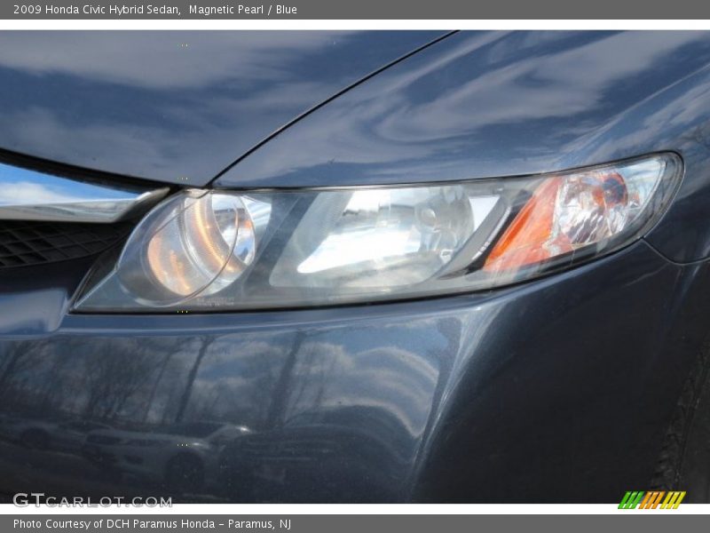Magnetic Pearl / Blue 2009 Honda Civic Hybrid Sedan