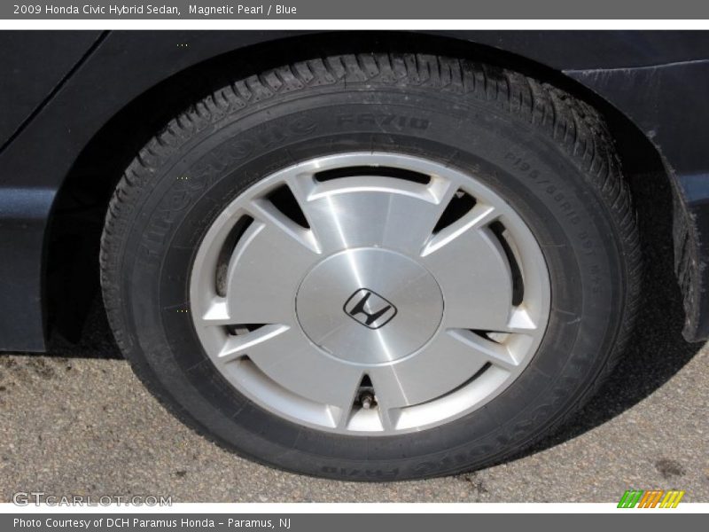 Magnetic Pearl / Blue 2009 Honda Civic Hybrid Sedan