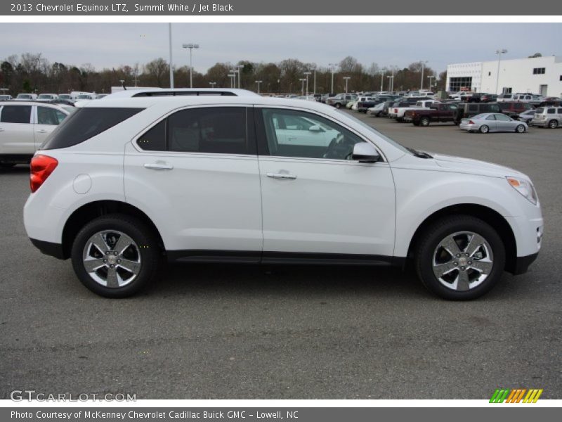 Summit White / Jet Black 2013 Chevrolet Equinox LTZ