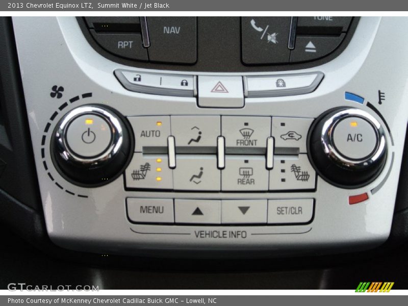 Controls of 2013 Equinox LTZ
