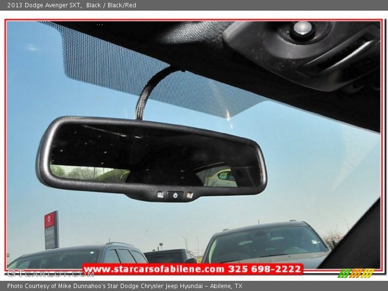 Black / Black/Red 2013 Dodge Avenger SXT