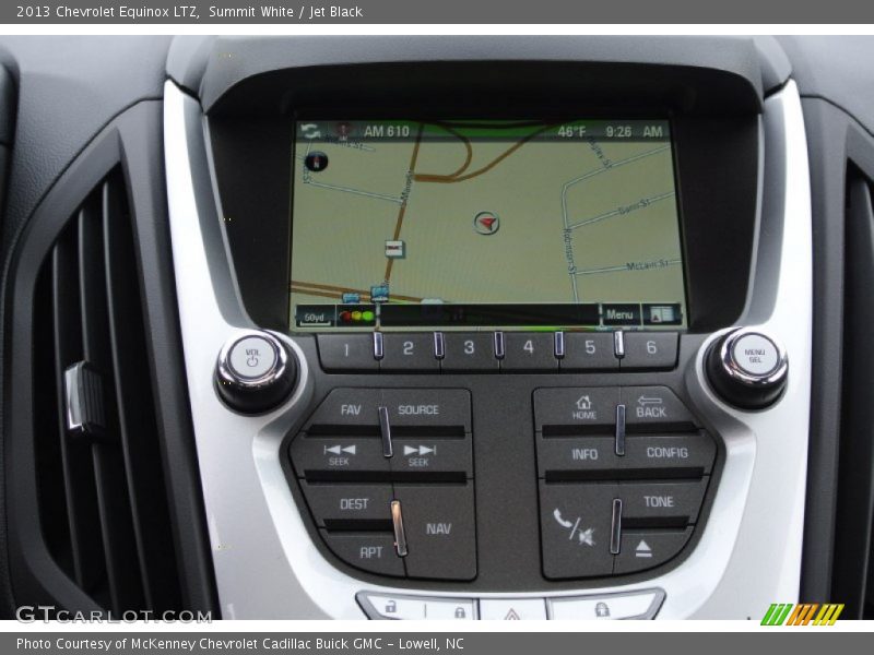 Navigation of 2013 Equinox LTZ