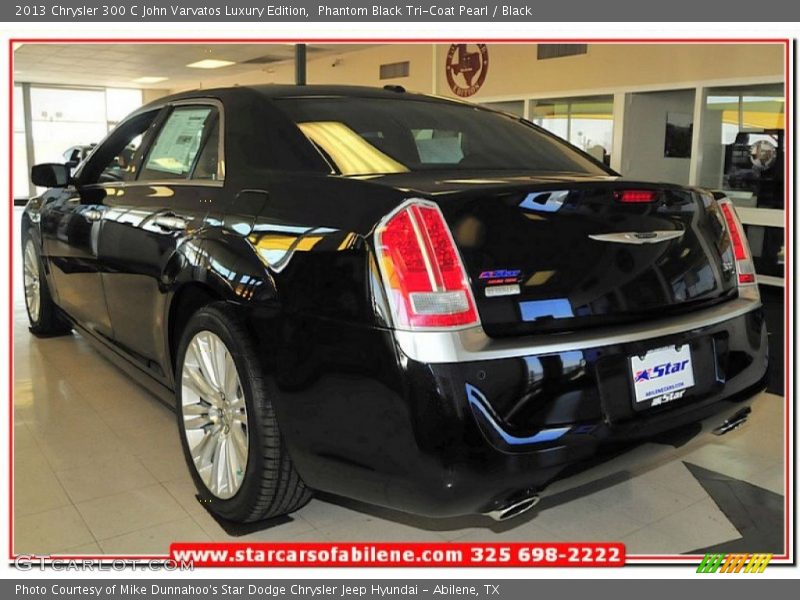 Phantom Black Tri-Coat Pearl / Black 2013 Chrysler 300 C John Varvatos Luxury Edition