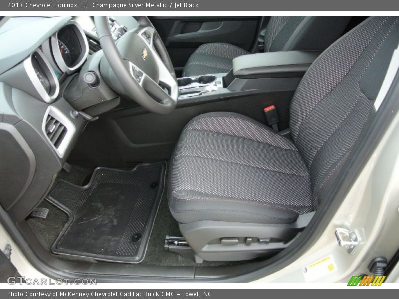 Champagne Silver Metallic / Jet Black 2013 Chevrolet Equinox LT