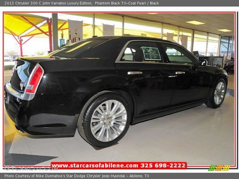 Phantom Black Tri-Coat Pearl / Black 2013 Chrysler 300 C John Varvatos Luxury Edition