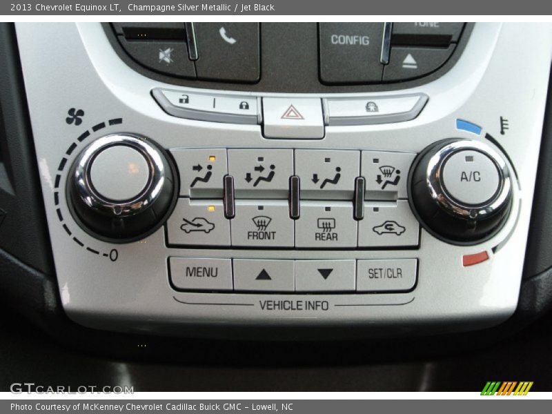 Controls of 2013 Equinox LT