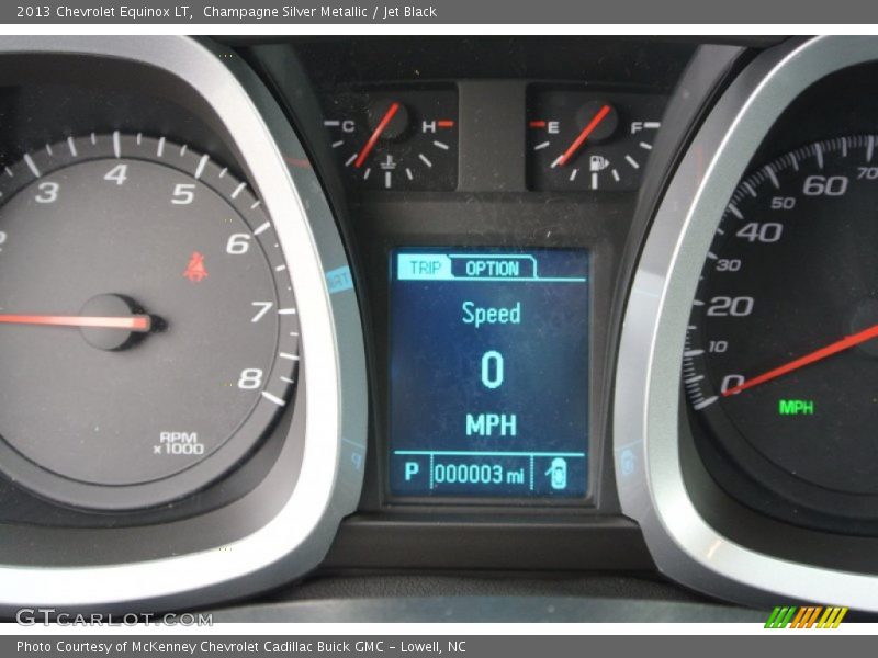 Champagne Silver Metallic / Jet Black 2013 Chevrolet Equinox LT