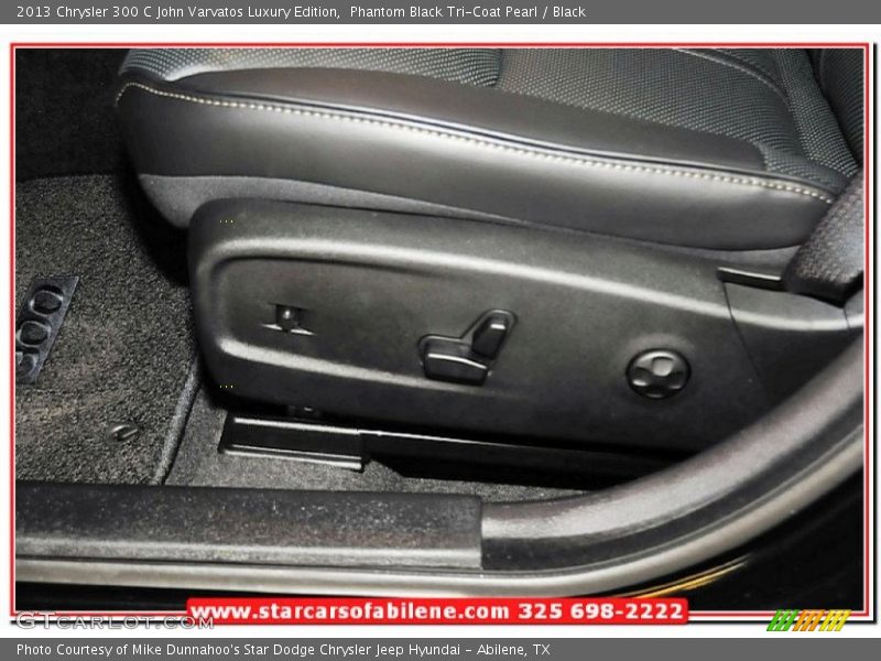 Phantom Black Tri-Coat Pearl / Black 2013 Chrysler 300 C John Varvatos Luxury Edition