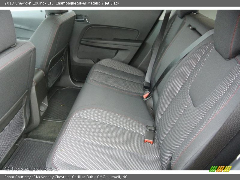 Rear Seat of 2013 Equinox LT