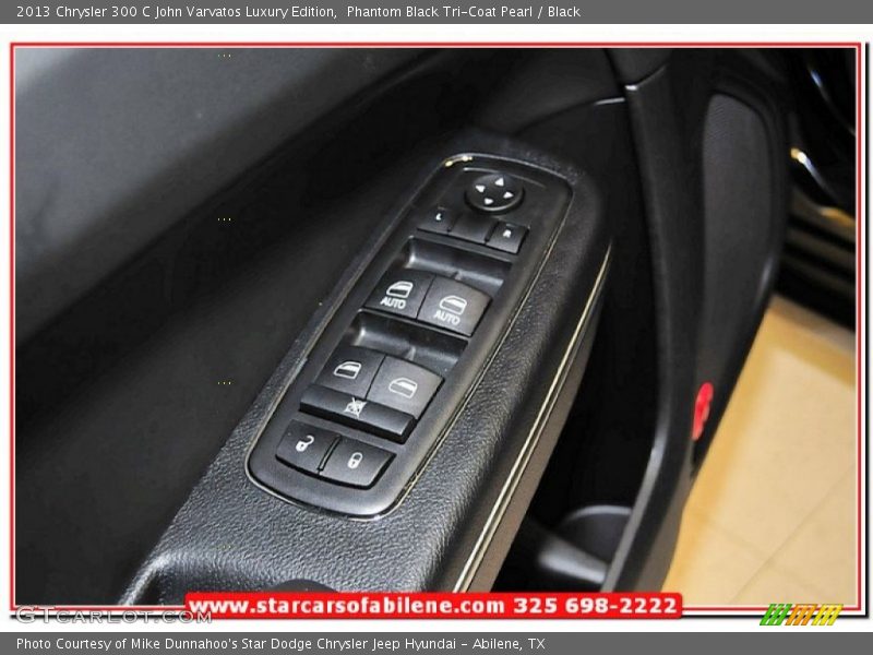Phantom Black Tri-Coat Pearl / Black 2013 Chrysler 300 C John Varvatos Luxury Edition