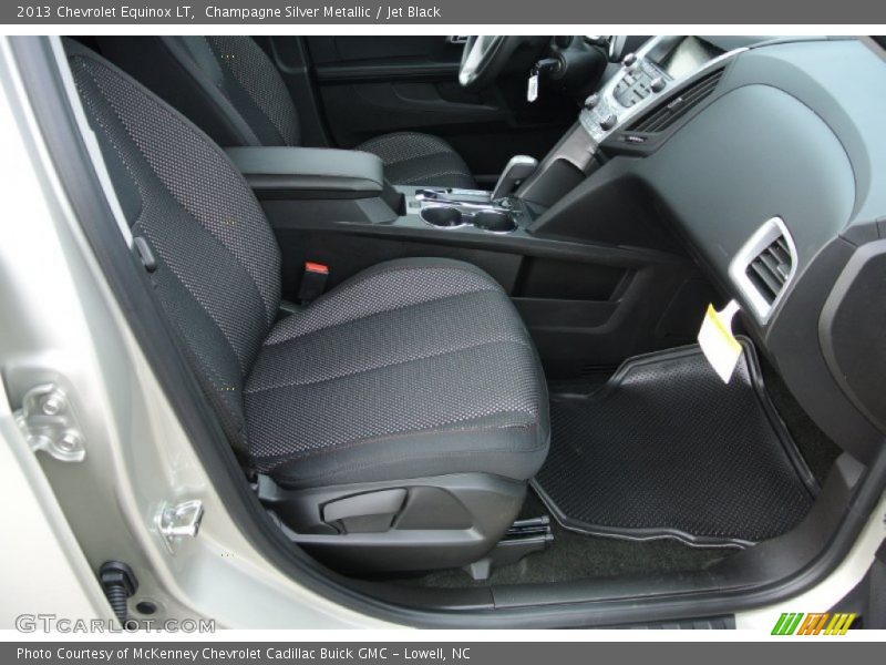 Champagne Silver Metallic / Jet Black 2013 Chevrolet Equinox LT